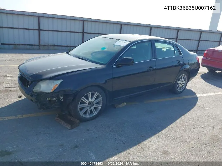 2005 Toyota Avalon Limited VIN: 4T1BK36B35U007162 Lot: 40479453