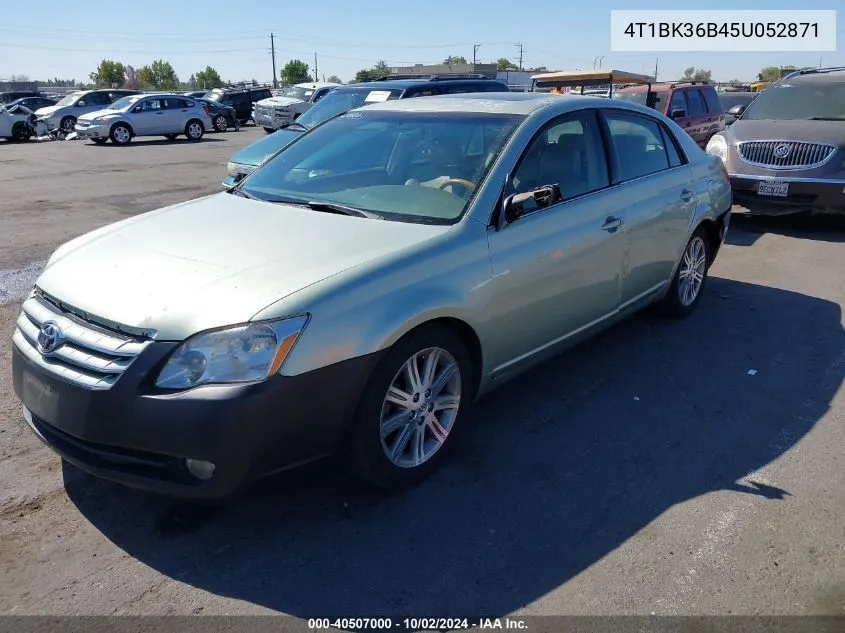 2005 Toyota Avalon Limited VIN: 4T1BK36B45U052871 Lot: 40507000