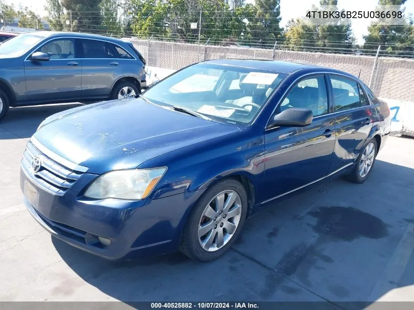 2005 Toyota Avalon Xls VIN: 4T1BK36B25U036698 Lot: 40525882