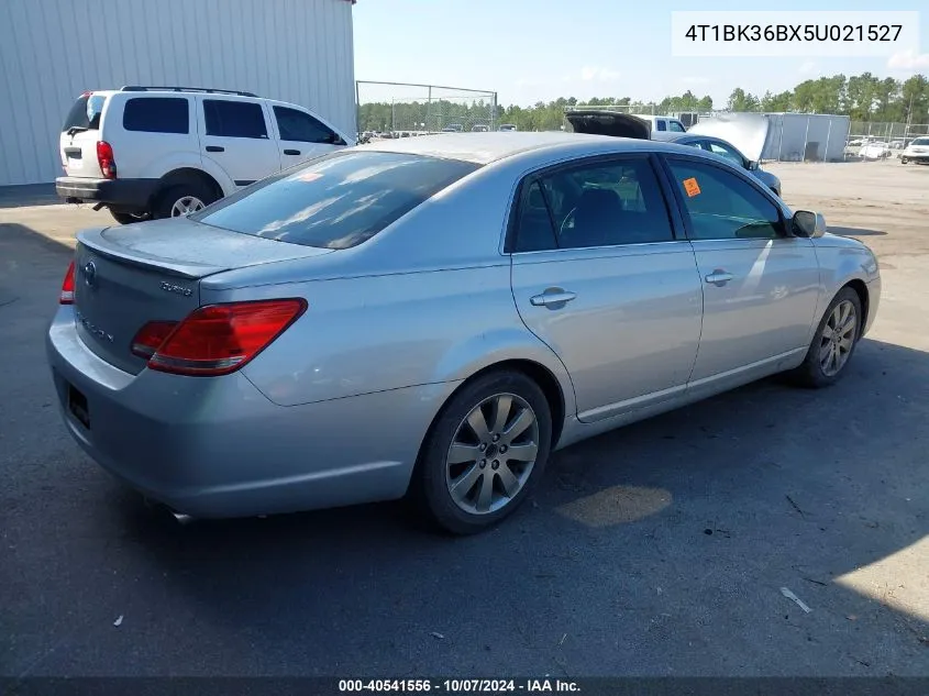 2005 Toyota Avalon Touring VIN: 4T1BK36BX5U021527 Lot: 40541556