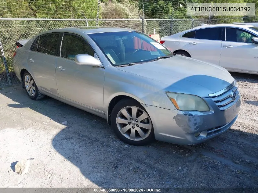 2005 Toyota Avalon Xls VIN: 4T1BK36B15U034392 Lot: 40550096