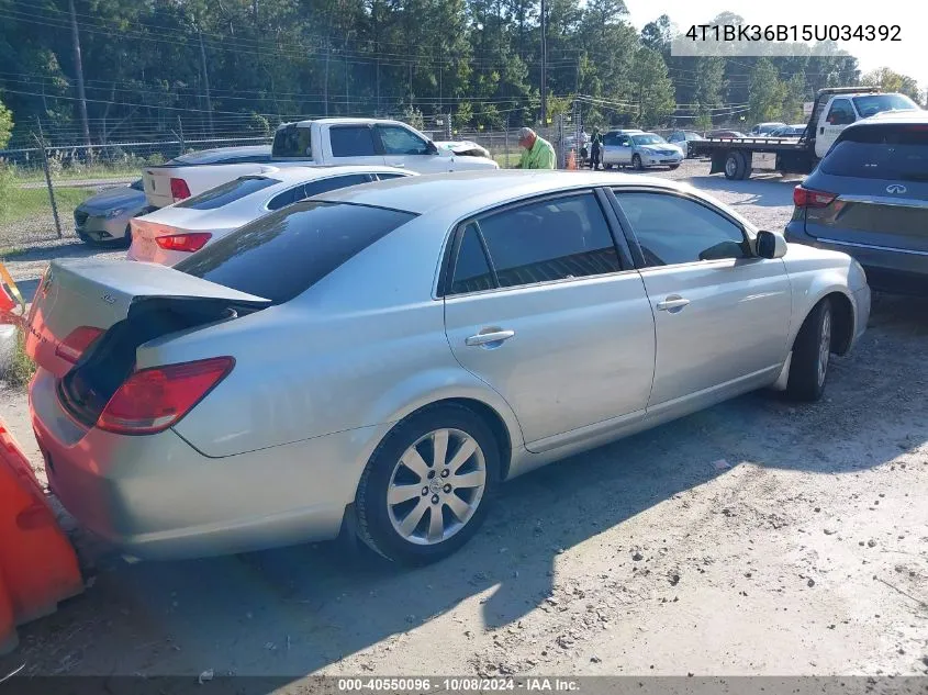 4T1BK36B15U034392 2005 Toyota Avalon Xls