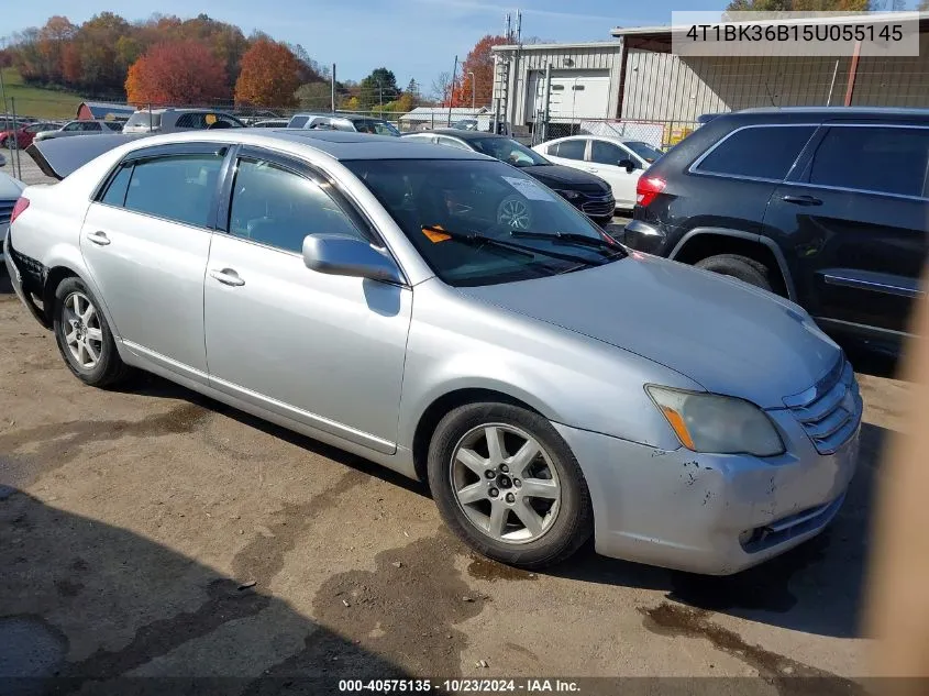 2005 Toyota Avalon Xls VIN: 4T1BK36B15U055145 Lot: 40575135