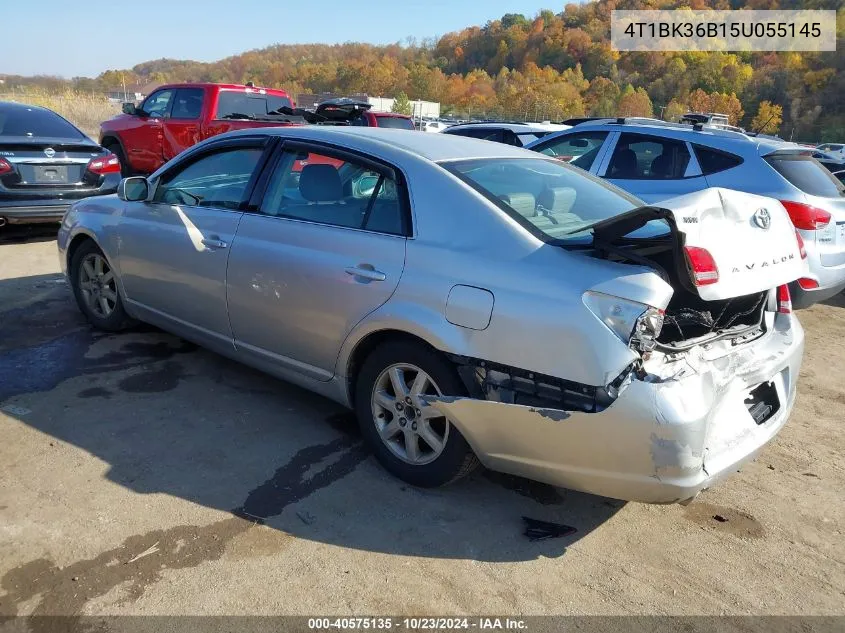 2005 Toyota Avalon Xls VIN: 4T1BK36B15U055145 Lot: 40575135