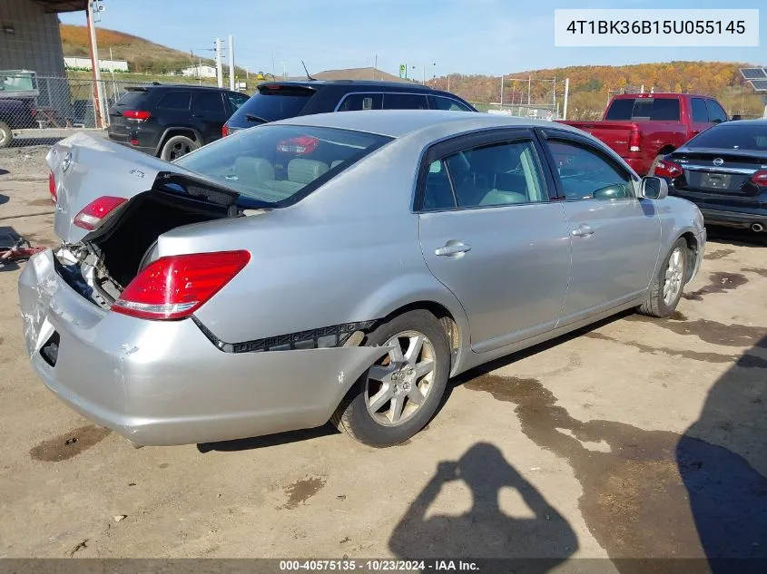 2005 Toyota Avalon Xls VIN: 4T1BK36B15U055145 Lot: 40575135