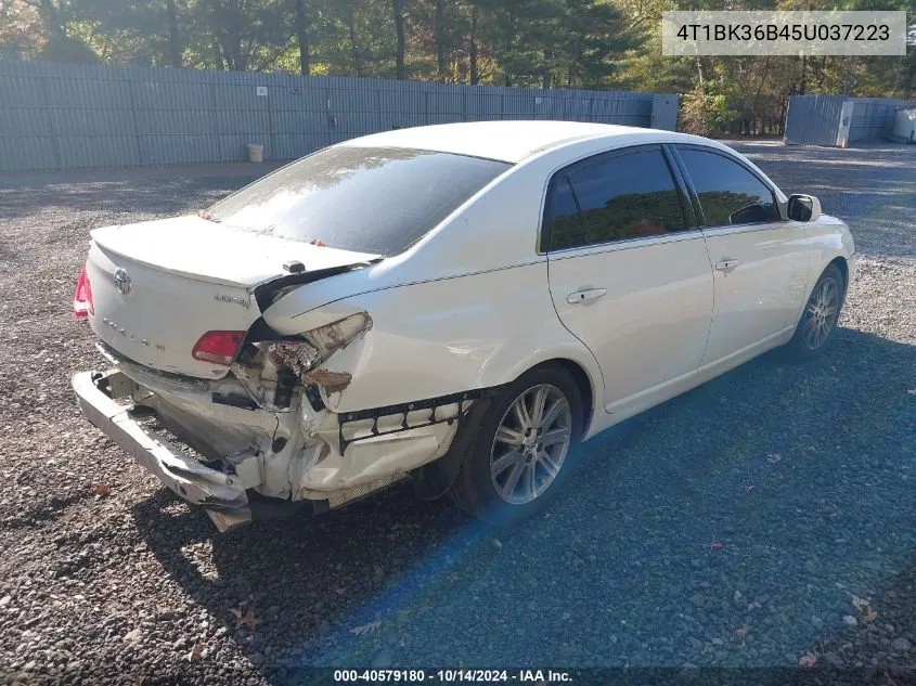 2005 Toyota Avalon Limited VIN: 4T1BK36B45U037223 Lot: 40579180