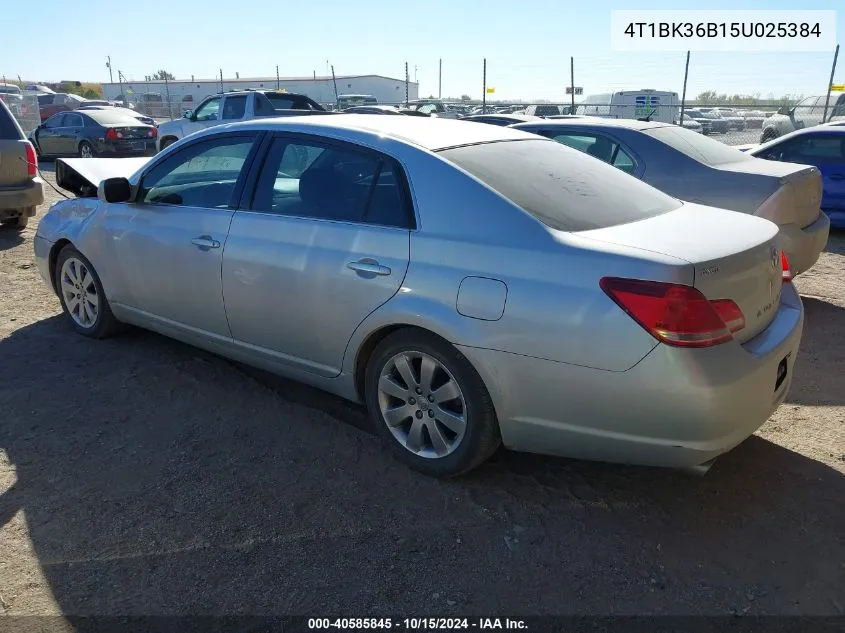 2005 Toyota Avalon Xls VIN: 4T1BK36B15U025384 Lot: 40585845