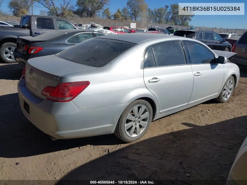 2005 Toyota Avalon Xls VIN: 4T1BK36B15U025384 Lot: 40585845