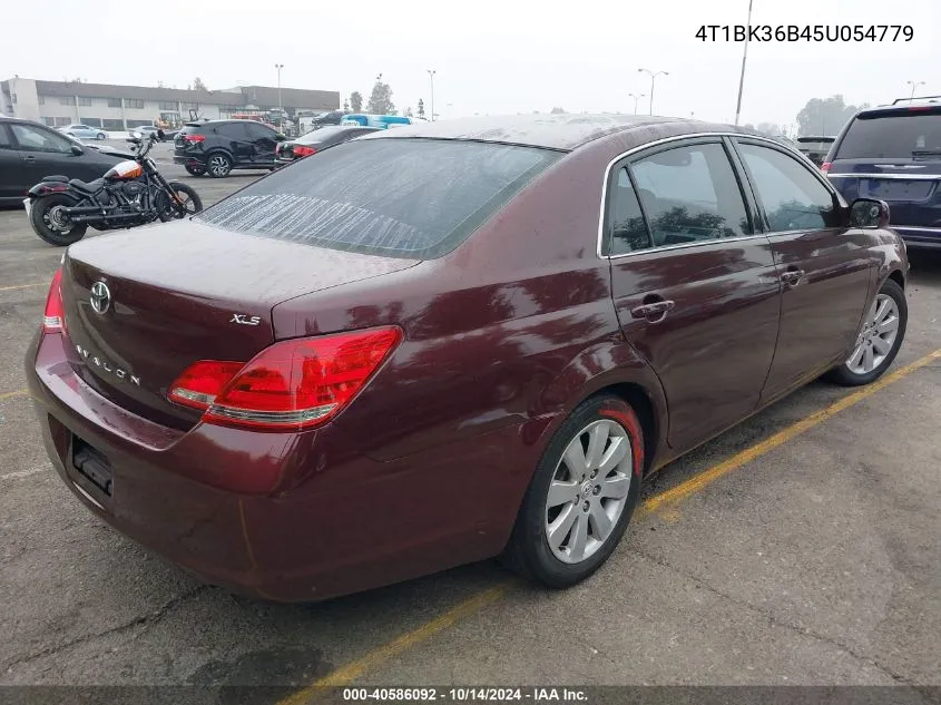 2005 Toyota Avalon Xls VIN: 4T1BK36B45U054779 Lot: 40586092