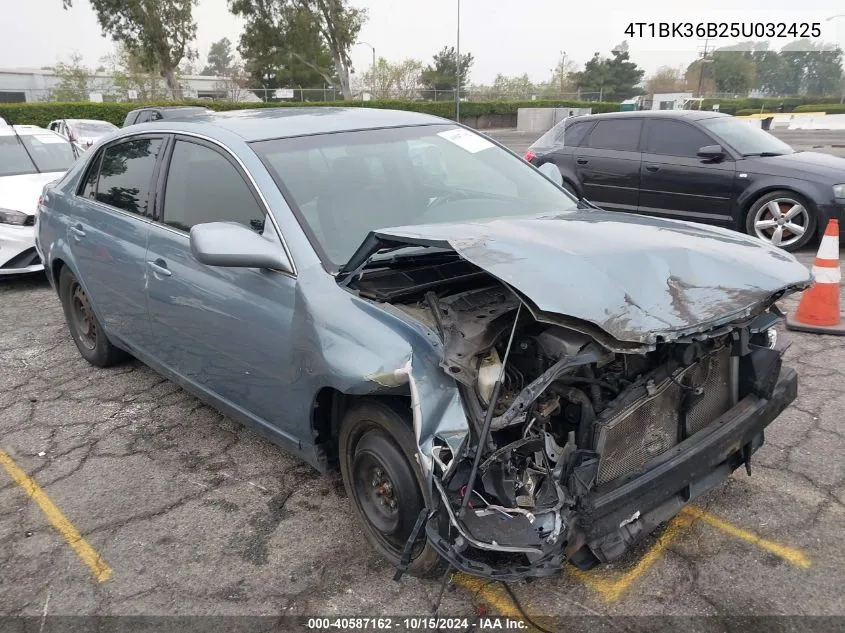 2005 Toyota Avalon Touring VIN: 4T1BK36B25U032425 Lot: 40587162