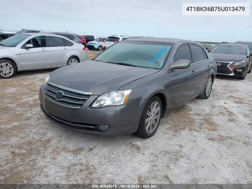 2005 Toyota Avalon Limited VIN: 4T1BK36B75U013479 Lot: 40628075