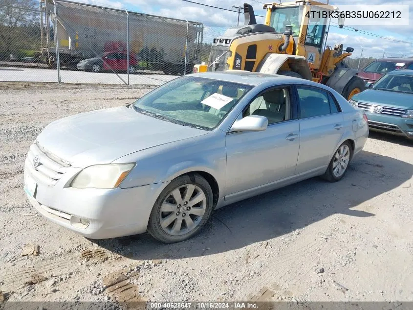 2005 Toyota Avalon Xls VIN: 4T1BK36B35U062212 Lot: 40628647