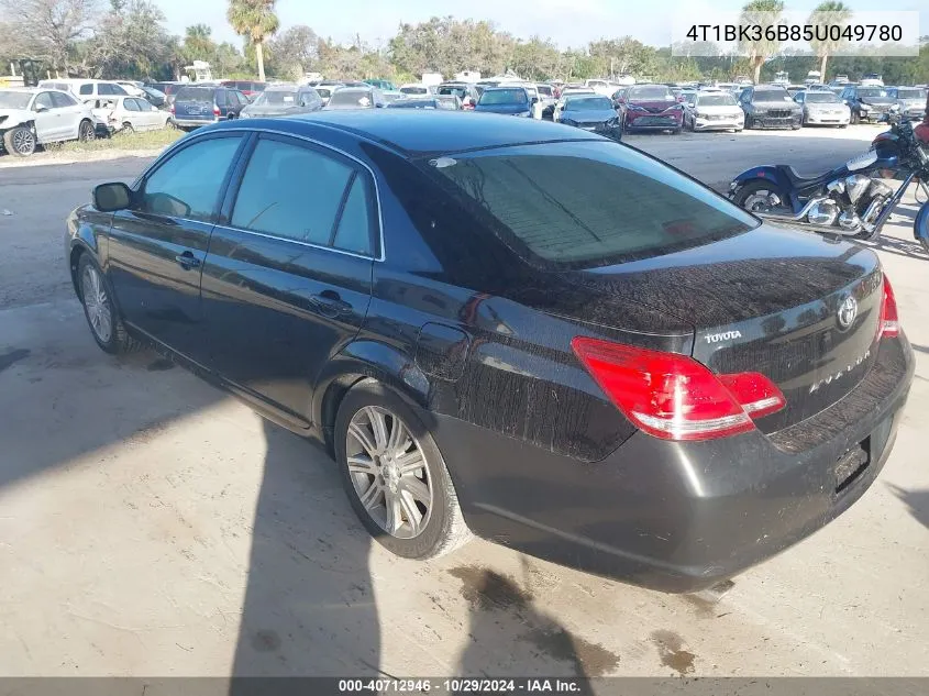 2005 Toyota Avalon Limited VIN: 4T1BK36B85U049780 Lot: 40712946