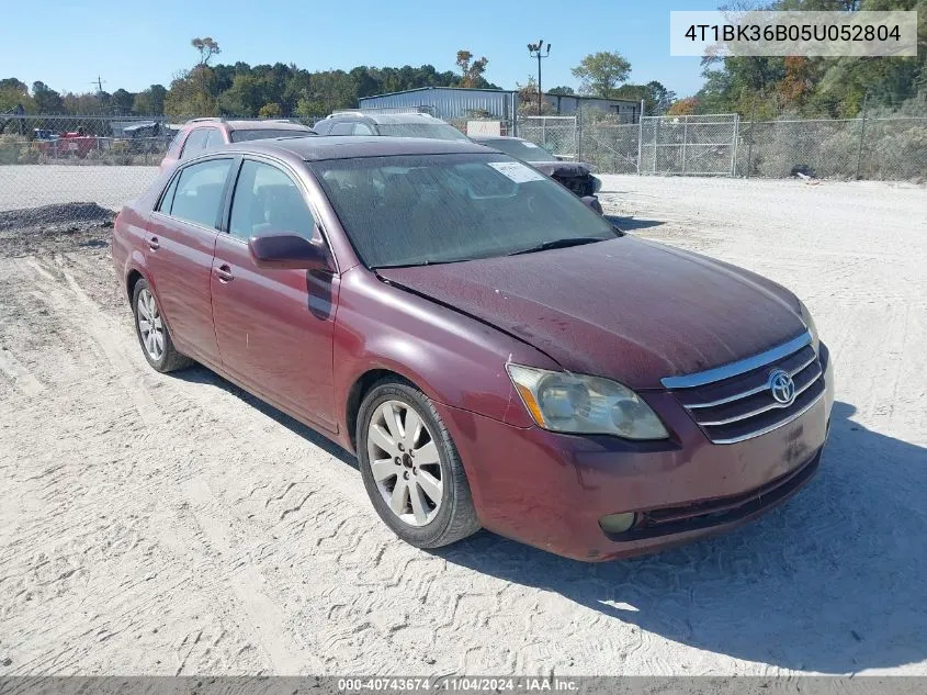 2005 Toyota Avalon Xls VIN: 4T1BK36B05U052804 Lot: 40743674