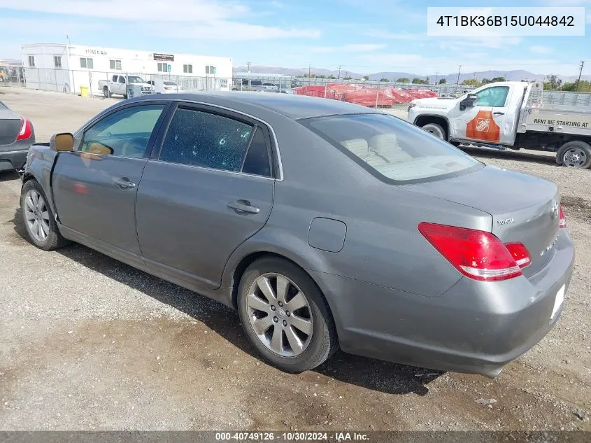 2005 Toyota Avalon Xls VIN: 4T1BK36B15U044842 Lot: 40749126