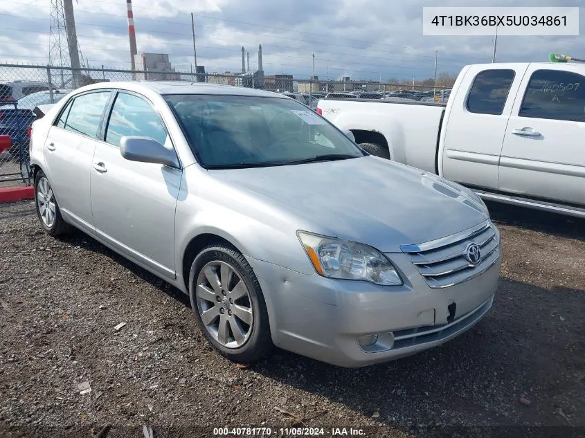 2005 Toyota Avalon Xls VIN: 4T1BK36BX5U034861 Lot: 40781770