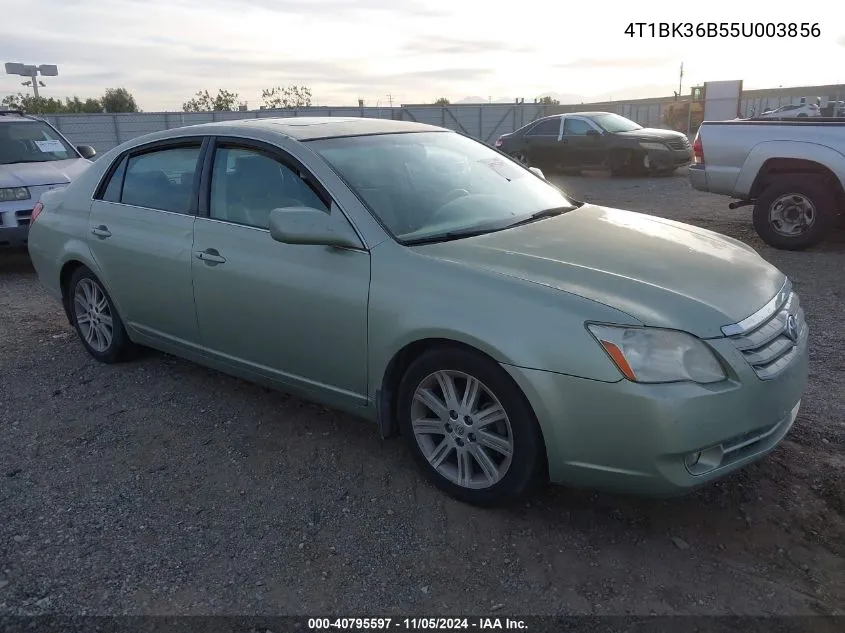 2005 Toyota Avalon Limited VIN: 4T1BK36B55U003856 Lot: 40795597