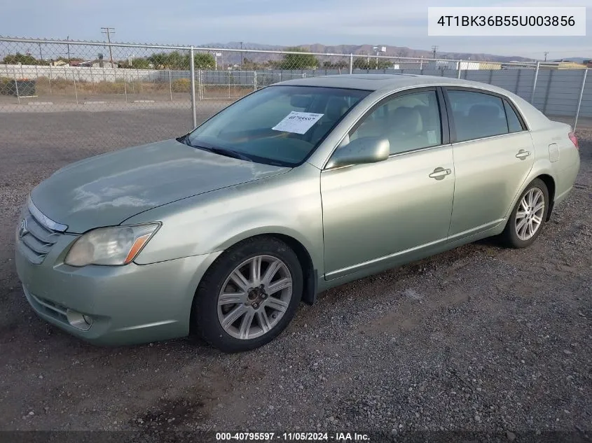 2005 Toyota Avalon Limited VIN: 4T1BK36B55U003856 Lot: 40795597