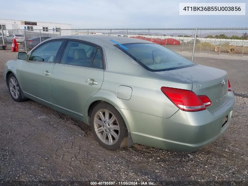 2005 Toyota Avalon Limited VIN: 4T1BK36B55U003856 Lot: 40795597