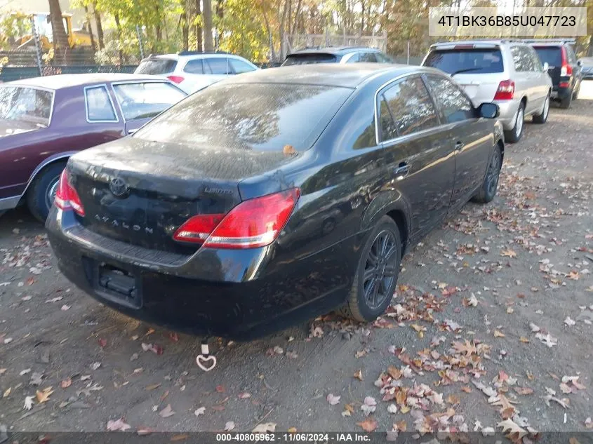 2005 Toyota Avalon Limited VIN: 4T1BK36B85U047723 Lot: 40805962