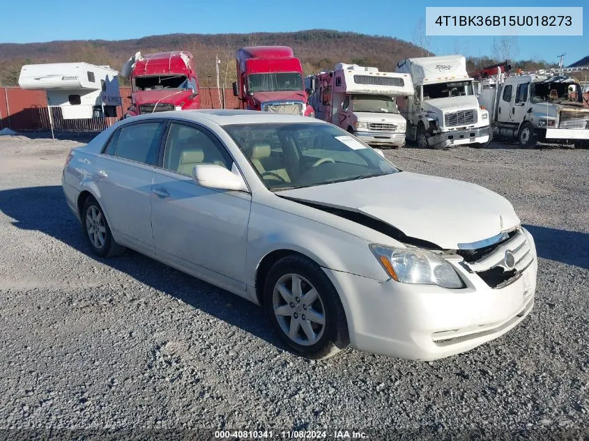 2005 Toyota Avalon Xl VIN: 4T1BK36B15U018273 Lot: 40810341