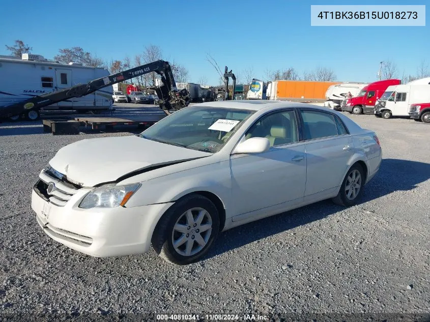 2005 Toyota Avalon Xl VIN: 4T1BK36B15U018273 Lot: 40810341