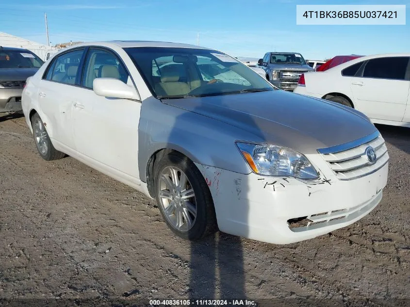 2005 Toyota Avalon Limited VIN: 4T1BK36B85U037421 Lot: 40836105