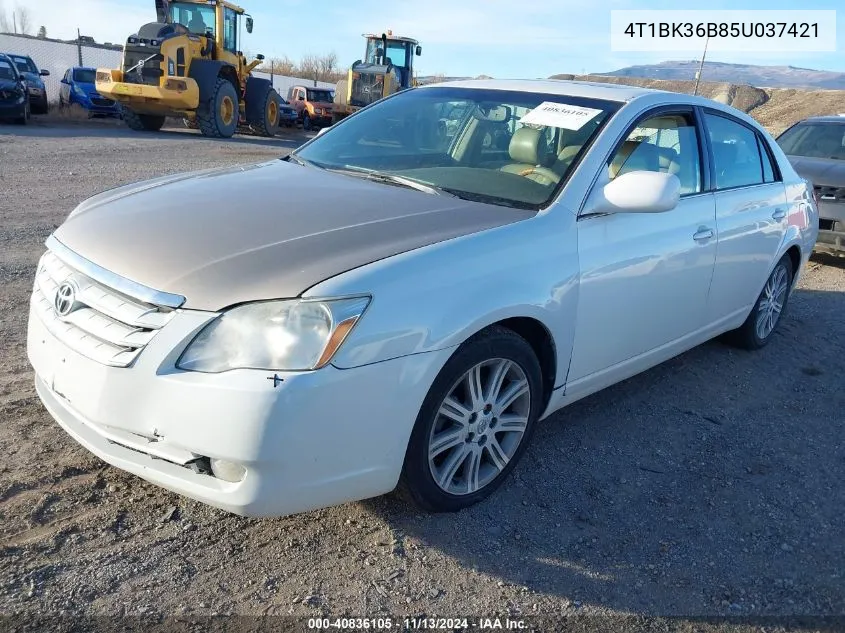 2005 Toyota Avalon Limited VIN: 4T1BK36B85U037421 Lot: 40836105