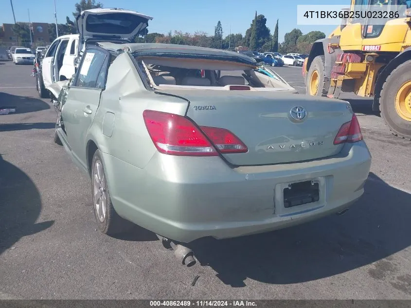 2005 Toyota Avalon Xls VIN: 4T1BK36B25U023286 Lot: 40862489