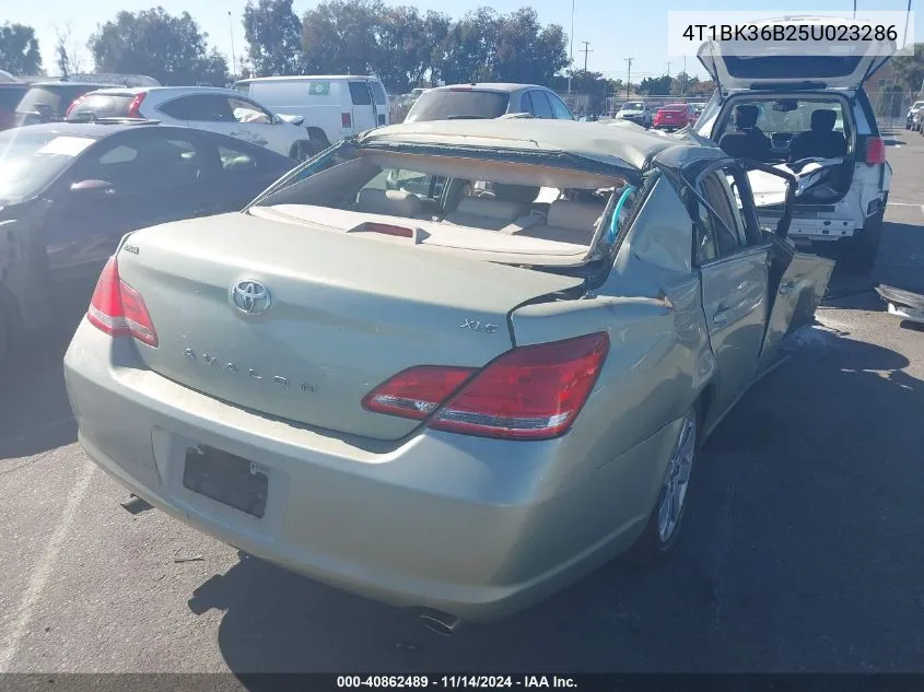 2005 Toyota Avalon Xls VIN: 4T1BK36B25U023286 Lot: 40862489