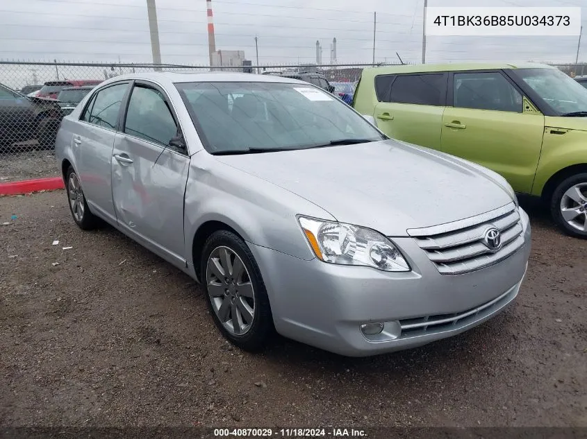 2005 Toyota Avalon Touring VIN: 4T1BK36B85U034373 Lot: 40870029