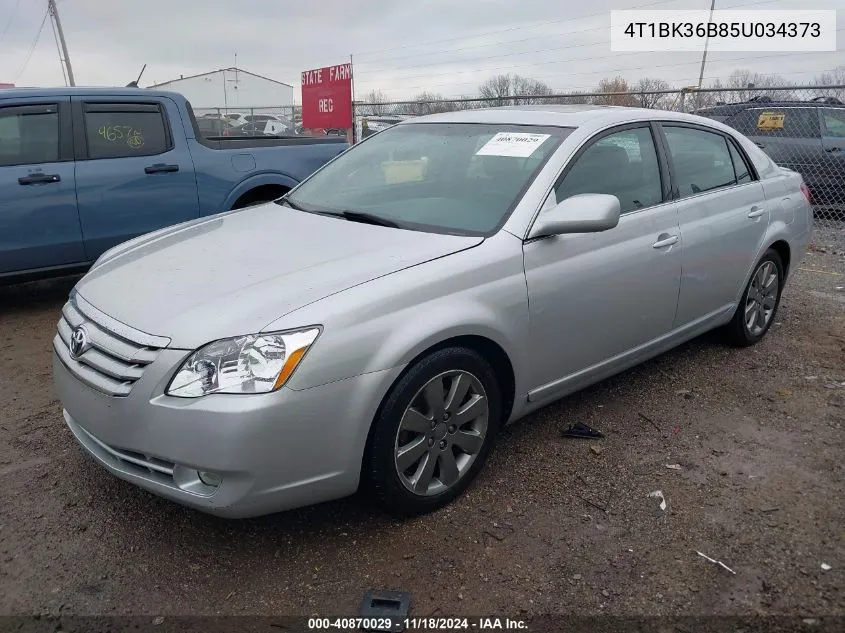 2005 Toyota Avalon Touring VIN: 4T1BK36B85U034373 Lot: 40870029