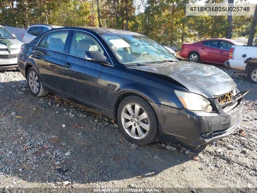 2005 Toyota Avalon Xls VIN: 4T1BK36B25U025748 Lot: 40881295