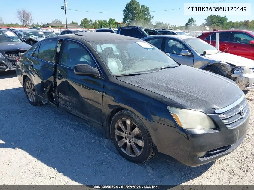 2006 Toyota Avalon Xls VIN: 4T1BK36B56U120449 Lot: 39356794