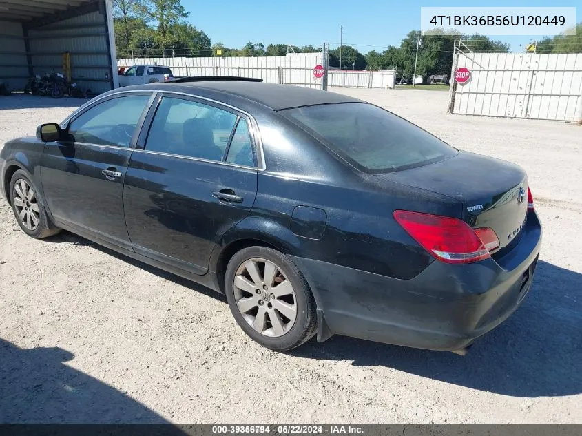 4T1BK36B56U120449 2006 Toyota Avalon Xls