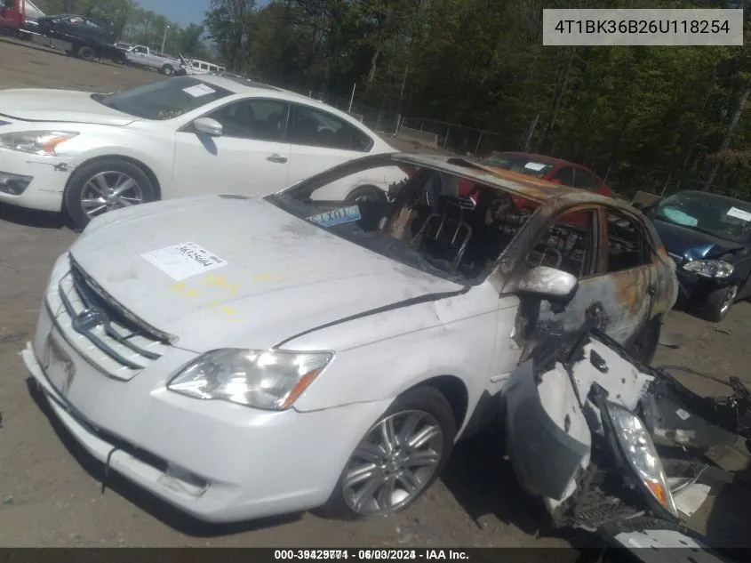 4T1BK36B26U118254 2006 Toyota Avalon Limited