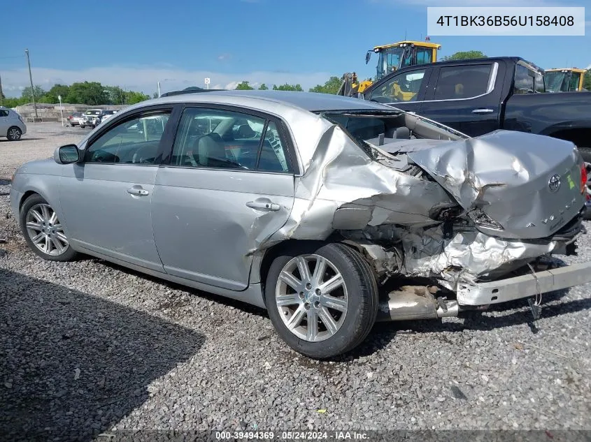 2006 Toyota Avalon Limited VIN: 4T1BK36B56U158408 Lot: 39494369