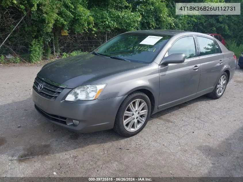 2006 Toyota Avalon Limited VIN: 4T1BK36B26U112731 Lot: 39725515