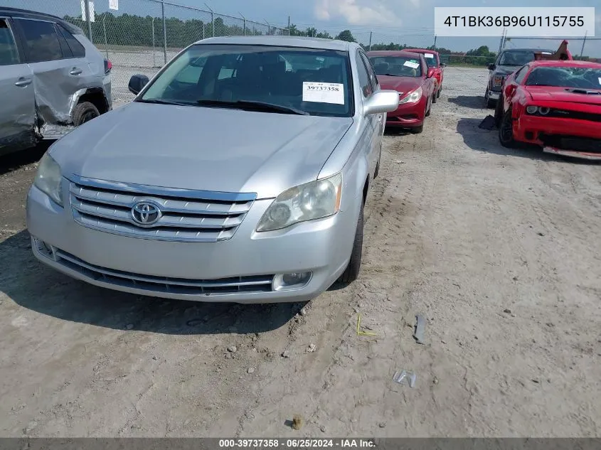 2006 Toyota Avalon Xls VIN: 4T1BK36B96U115755 Lot: 39737358