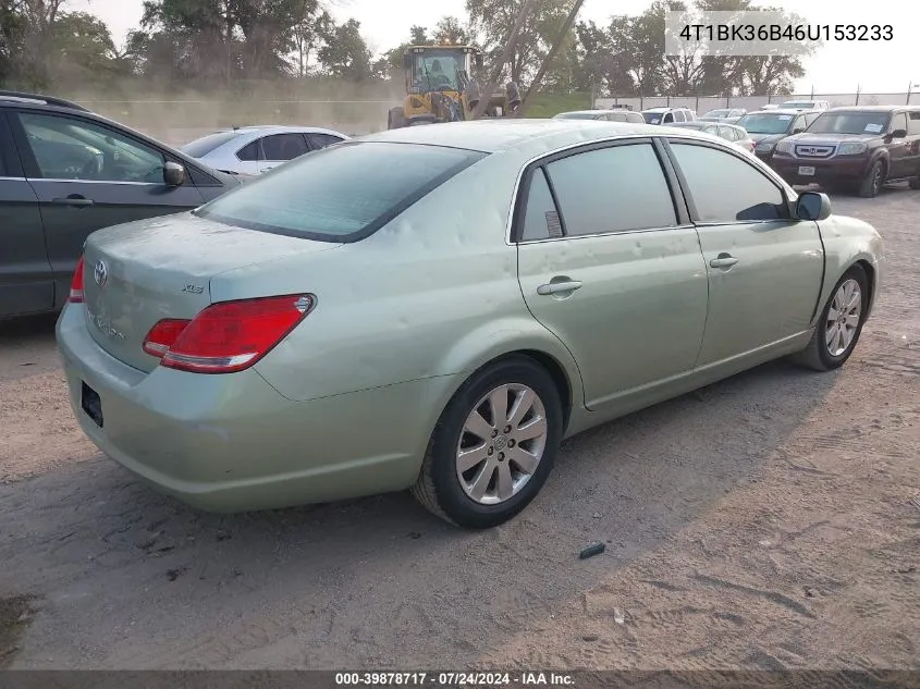 2006 Toyota Avalon Xls VIN: 4T1BK36B46U153233 Lot: 39878717