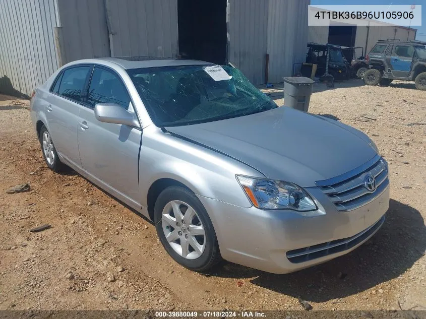 2006 Toyota Avalon Xl VIN: 4T1BK36B96U105906 Lot: 39880049