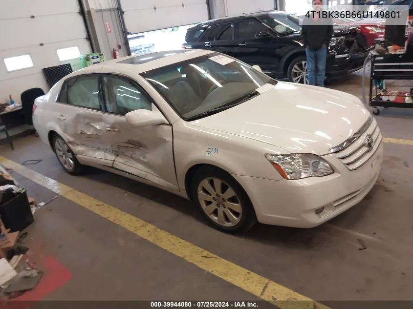 4T1BK36B66U149801 2006 Toyota Avalon Xls