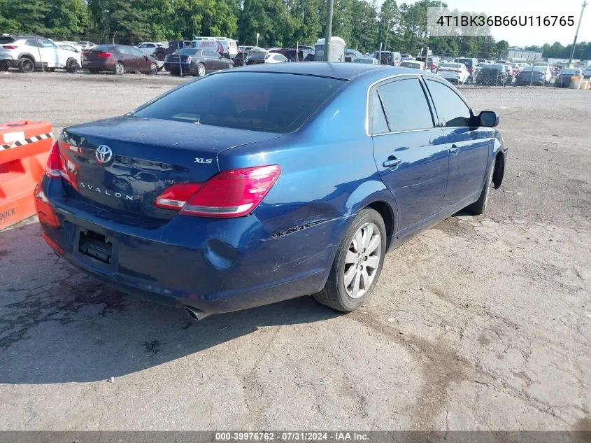 4T1BK36B66U116765 2006 Toyota Avalon Xls