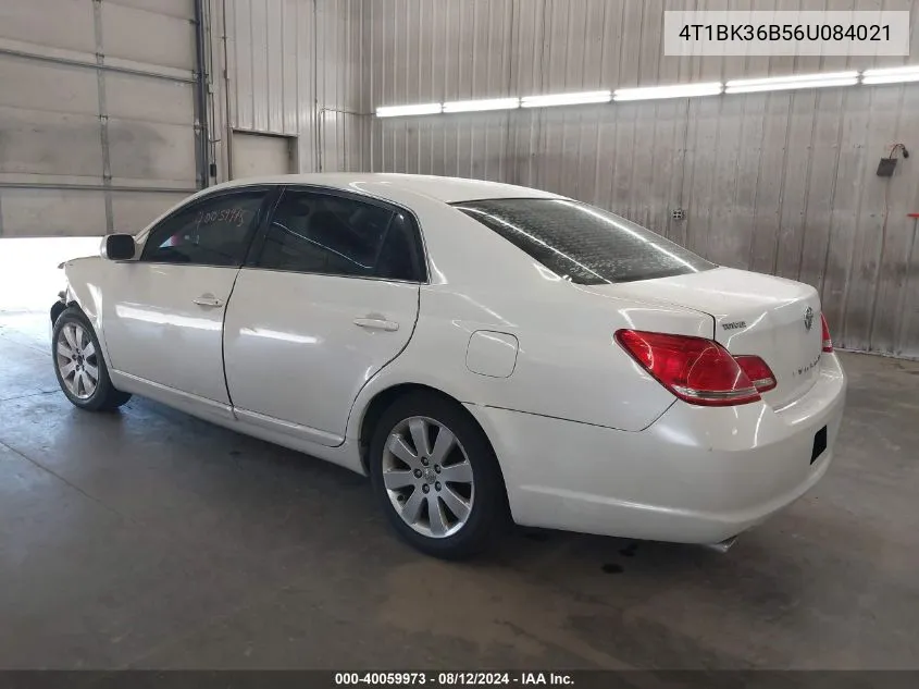 2006 Toyota Avalon Xls VIN: 4T1BK36B56U084021 Lot: 40059973