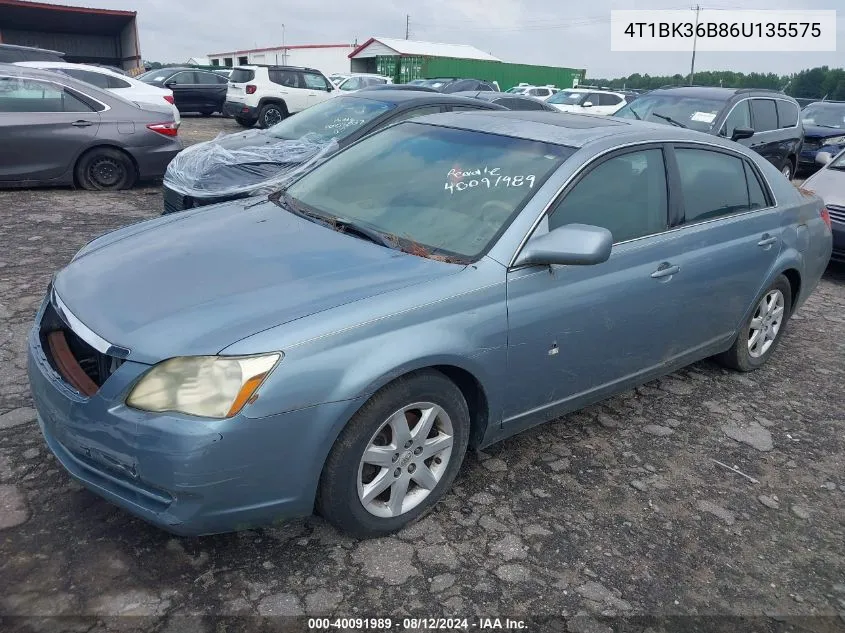 4T1BK36B86U135575 2006 Toyota Avalon Xl