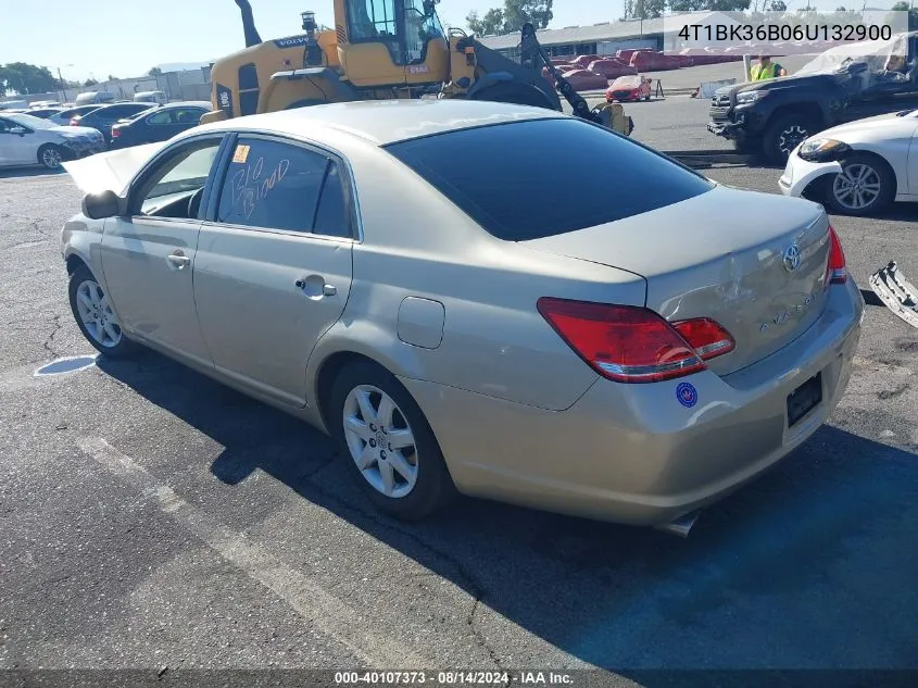 2006 Toyota Avalon Xl VIN: 4T1BK36B06U132900 Lot: 40107373