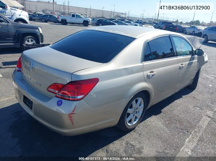 2006 Toyota Avalon Xl VIN: 4T1BK36B06U132900 Lot: 40107373