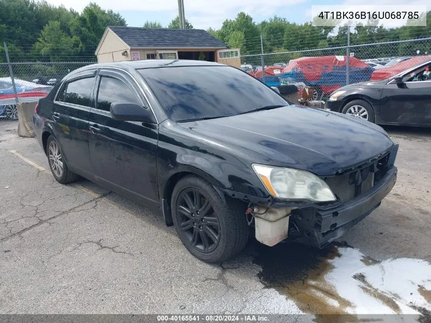 2006 Toyota Avalon Limited VIN: 4T1BK36B16U068785 Lot: 40165541