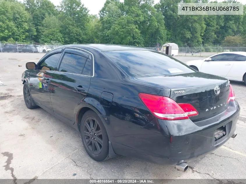 4T1BK36B16U068785 2006 Toyota Avalon Limited