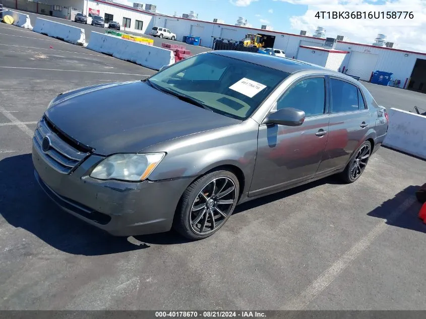 2006 Toyota Avalon Xls VIN: 4T1BK36B16U158776 Lot: 40178670